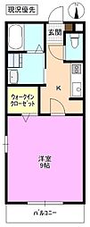 アティ古西 1Kの間取図画像