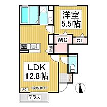 ジラソーレ  ｜ 長野県長野市大字大豆島（賃貸アパート1LDK・1階・45.50㎡） その2