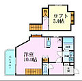 フルール観音4階5.5万円