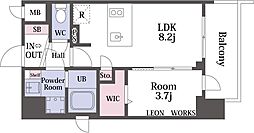 プランドール新北野 4階