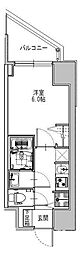 S-RESIDENCE堺筋本町Uno 1Kの間取図画像