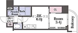 セレニテ谷町四丁目アリエ 2階
