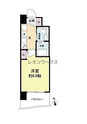 セレニテ福島プリエ 1Kの間取図画像