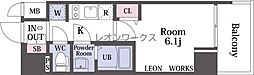 ファステート大阪ドームライズ 1Kの間取図画像