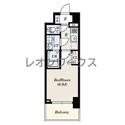 エスリードレジデンス大阪グランノース1 1Kの間取図画像