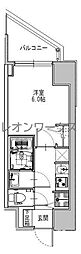 S-RESIDENCE堺筋本町Uno 1Kの間取図画像