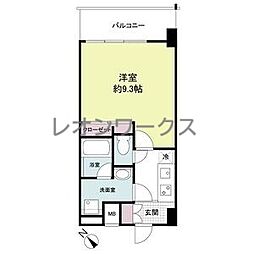 ベイサイドパークOSAKAノースレジデンシス 1Kの間取図画像