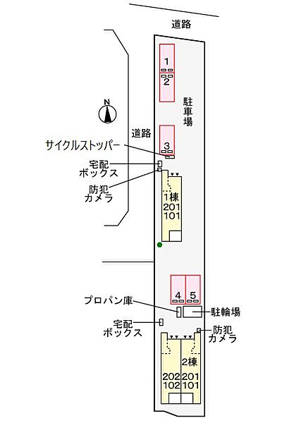 宮ノ丸トウロデン・2 101｜高知県高知市鴨部2丁目(賃貸アパート1K・1階・31.66㎡)の写真 その15