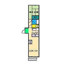 高知県高知市神田516-5（賃貸アパート1LDK・2階・42.00㎡） その2