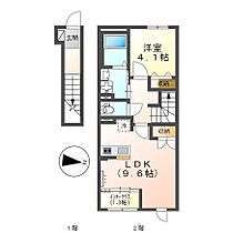 カーサ　アベート 203 ｜ 高知県高知市朝倉横町（賃貸アパート1LDK・2階・42.82㎡） その2