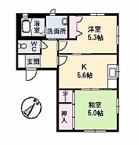 シャーメゾン伊野 103 ｜ 高知県吾川郡いの町3385-1（賃貸アパート2K・1階・43.61㎡） その2