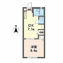 ラピス B棟 106 ｜ 高知県高知市河ノ瀬町114-1（賃貸アパート1DK・1階・28.21㎡） その2