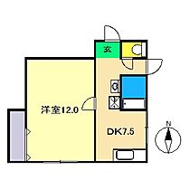 桜荘 105 ｜ 高知県高知市福井町438（賃貸アパート1DK・1階・39.74㎡） その2