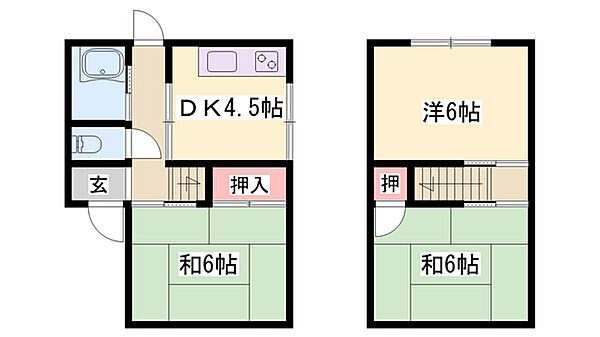 糀屋貸家 ｜兵庫県姫路市御立中4丁目(賃貸一戸建3DK・1階・50.02㎡)の写真 その2