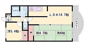 手柄アートスカイハイツ  ｜ 兵庫県姫路市手柄（賃貸マンション3LDK・4階・66.00㎡） その2