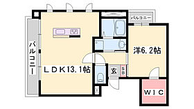 Meilleur  ｜ 兵庫県姫路市安田4丁目（賃貸マンション1LDK・4階・45.56㎡） その2