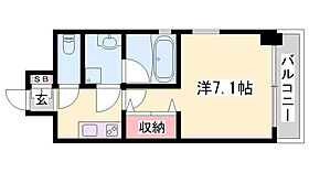 VILLA・SERENO姫路  ｜ 兵庫県姫路市朝日町（賃貸マンション1K・12階・25.26㎡） その2