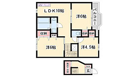 グリーンコート柿内  ｜ 兵庫県姫路市花田町加納原田（賃貸アパート3LDK・2階・65.57㎡） その2