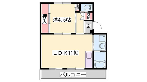ビレッジハウス社 ｜兵庫県加東市沢部(賃貸マンション1LDK・5階・39.83㎡)の写真 その2