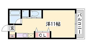 アーバンコート21  ｜ 兵庫県姫路市北平野4丁目（賃貸アパート1R・2階・26.49㎡） その2