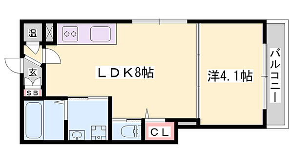 GRANDIR姫路京口 ｜兵庫県姫路市京口町(賃貸アパート1LDK・2階・28.77㎡)の写真 その2