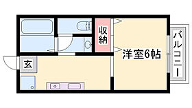 メゾンヤクシ  ｜ 兵庫県姫路市御立中7丁目（賃貸アパート1K・2階・23.77㎡） その2