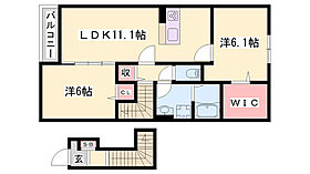 リヴィエール・デュアルA  ｜ 兵庫県姫路市四郷町東阿保（賃貸アパート2LDK・2階・58.64㎡） その2