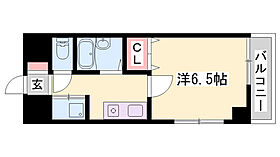 コーポサンライズ  ｜ 兵庫県姫路市坂田町（賃貸マンション1K・5階・23.25㎡） その2