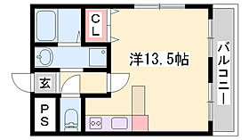 グランドール姫路  ｜ 兵庫県姫路市南畝町1丁目（賃貸マンション1R・5階・34.02㎡） その2