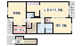 ノッティングヒルコートＦ  ｜ 兵庫県西脇市野村町（賃貸アパート2LDK・2階・60.14㎡） その2