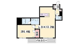 remembrance西新町  ｜ 兵庫県姫路市西新町（賃貸マンション1LDK・4階・47.31㎡） その2