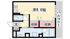 シャトー三和南車崎  ｜ 兵庫県姫路市南車崎1丁目（賃貸マンション1R・4階・31.18㎡） その2