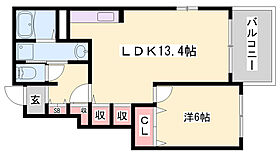 アイリスガーデンＡ  ｜ 兵庫県姫路市四郷町東阿保（賃貸アパート1LDK・1階・45.89㎡） その2