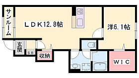 ヴィラドゥグレーヌ梅ケ谷　B棟  ｜ 兵庫県姫路市梅ケ谷町（賃貸アパート1LDK・1階・50.13㎡） その2