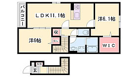 リヴィエール・デュアルB  ｜ 兵庫県姫路市四郷町東阿保（賃貸アパート2LDK・2階・58.64㎡） その2