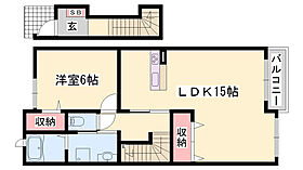 Jasmine  ｜ 兵庫県姫路市書写（賃貸アパート1LDK・2階・54.67㎡） その2