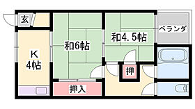 八代ハイツ  ｜ 兵庫県姫路市八代東光寺町（賃貸アパート2K・2階・36.26㎡） その2