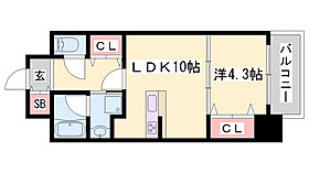 ＭＩＳＴＲＡＬ姫路駅前  ｜ 兵庫県姫路市神屋町6丁目（賃貸マンション1LDK・8階・40.00㎡） その2