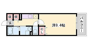 フレンズ  ｜ 兵庫県加西市北条町古坂（賃貸アパート1K・2階・30.46㎡） その2