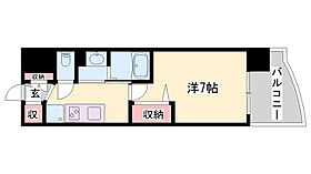 Luxe姫路  ｜ 兵庫県姫路市朝日町（賃貸マンション1K・7階・23.22㎡） その2