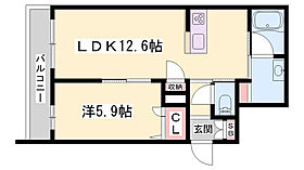 シャーメゾンソルテII  ｜ 兵庫県姫路市東延末2丁目（賃貸アパート1LDK・3階・43.94㎡） その2