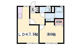 長田ハイツ  ｜ 兵庫県宍粟市山崎町庄能（賃貸アパート1LDK・1階・35.40㎡） その2