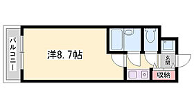 ダイアパレス姫路大手前通西  ｜ 兵庫県姫路市福中町（賃貸マンション1K・5階・22.97㎡） その2