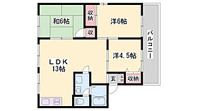 セジュール北八代A棟  ｜ 兵庫県姫路市北八代2丁目（賃貸アパート3LDK・2階・62.88㎡） その2