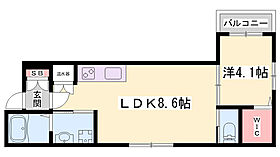 F asecia 神屋町  ｜ 兵庫県姫路市神屋町3丁目（賃貸アパート1LDK・3階・30.27㎡） その2