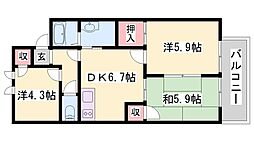 🉐敷金礼金0円！🉐ガーデンハイツ緑ヶ丘　D棟