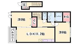 アン・フィオーレI 2階