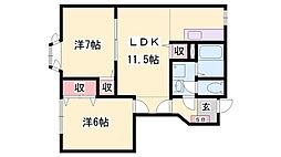 グリーンウィンドＡ 1階/-