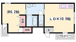 間取図画像 1LDK