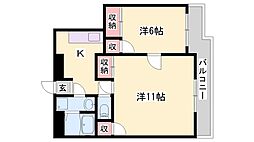 間取図画像 2DK